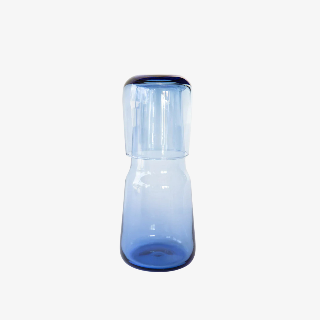 Birgit Carafe & Elias Tumbler Set in Bluebell
