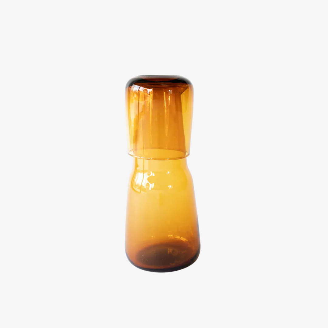 Birgit Carafe & Elias Tumbler Set in Honey