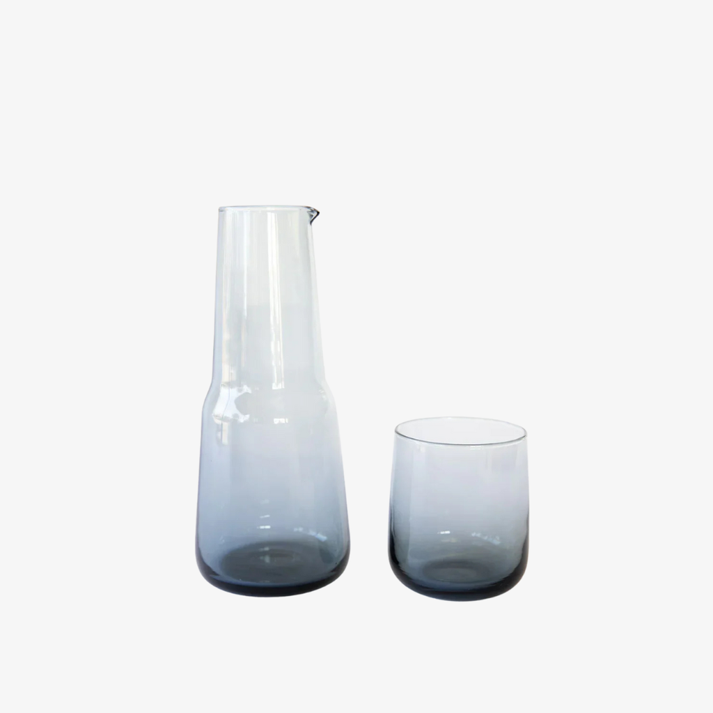 Birgit Carafe & Elias Tumbler Set in Smoke