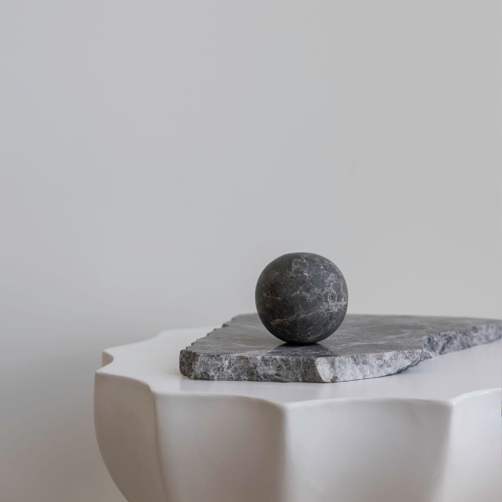 Orbit Table Sculpture â€“ Small modern homeware dÃ©cor with a sleek, minimalist design. Ideal for adding a touch of contemporary elegance to any table or shelf, perfect for living rooms or office spaces.