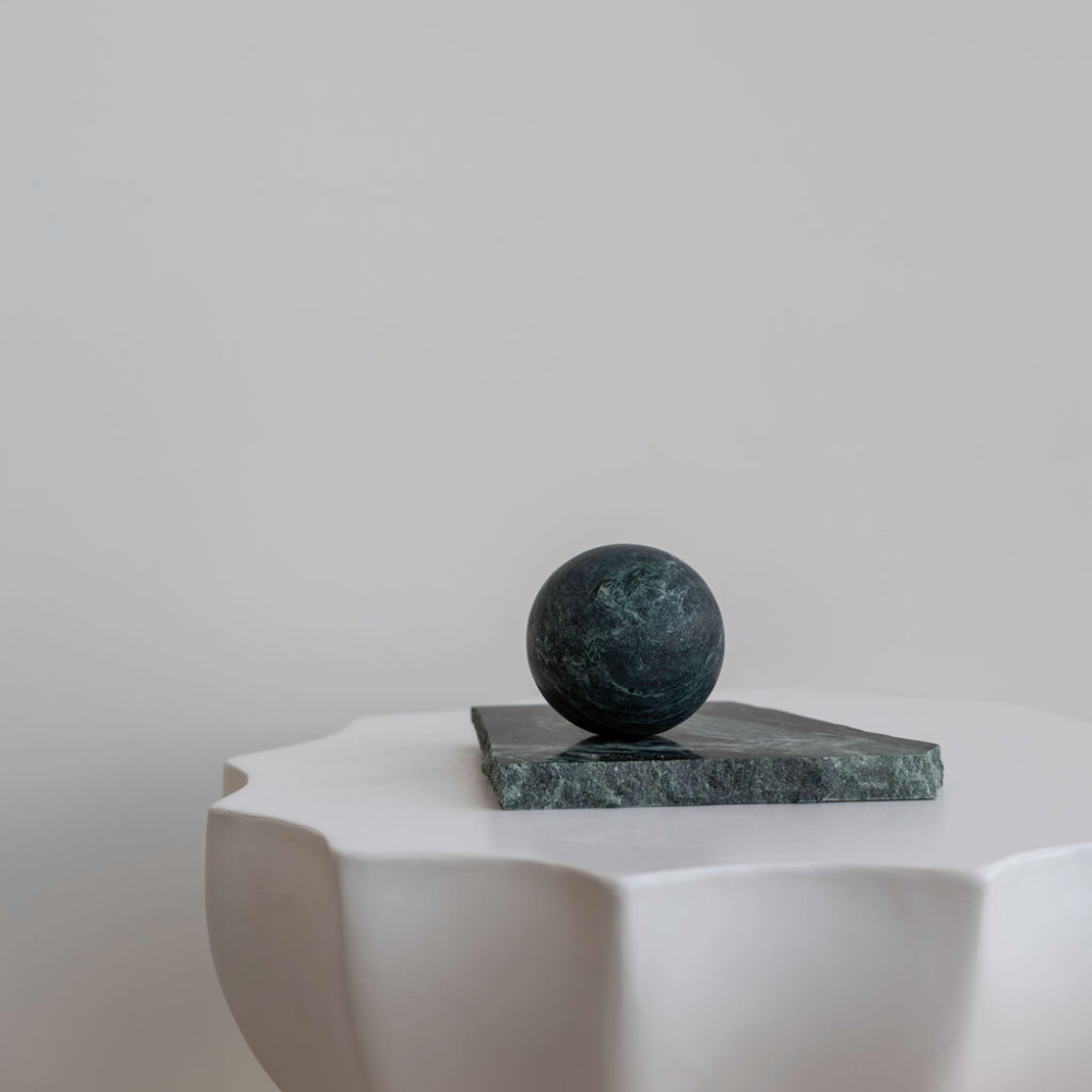 Orbit Table Sculpture â€“ Small modern homeware dÃ©cor with a sleek, minimalist design. Ideal for adding a touch of contemporary elegance to any table or shelf, perfect for living rooms or office spaces.