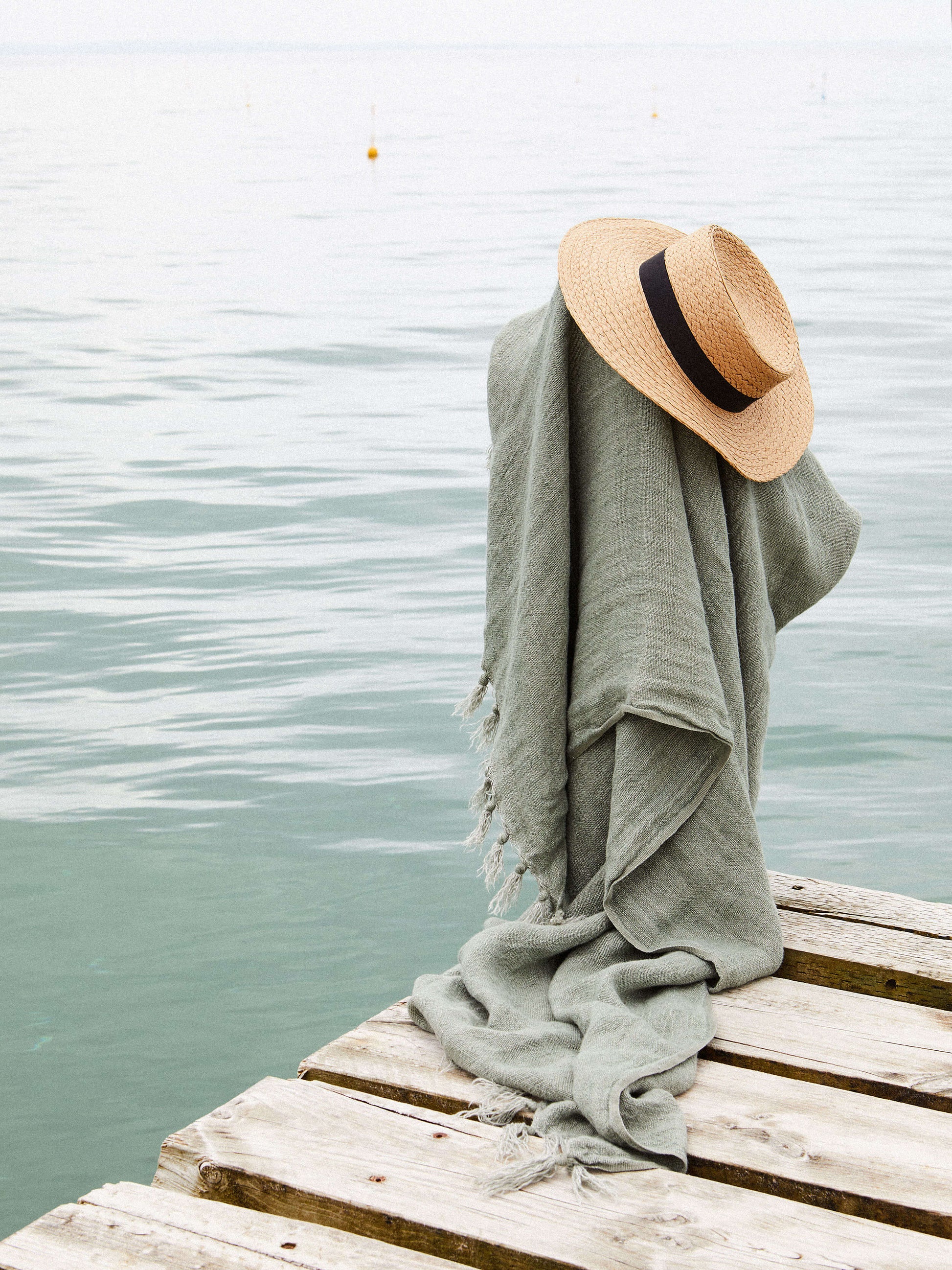 Burton Seagrass Heavy Linen Throw