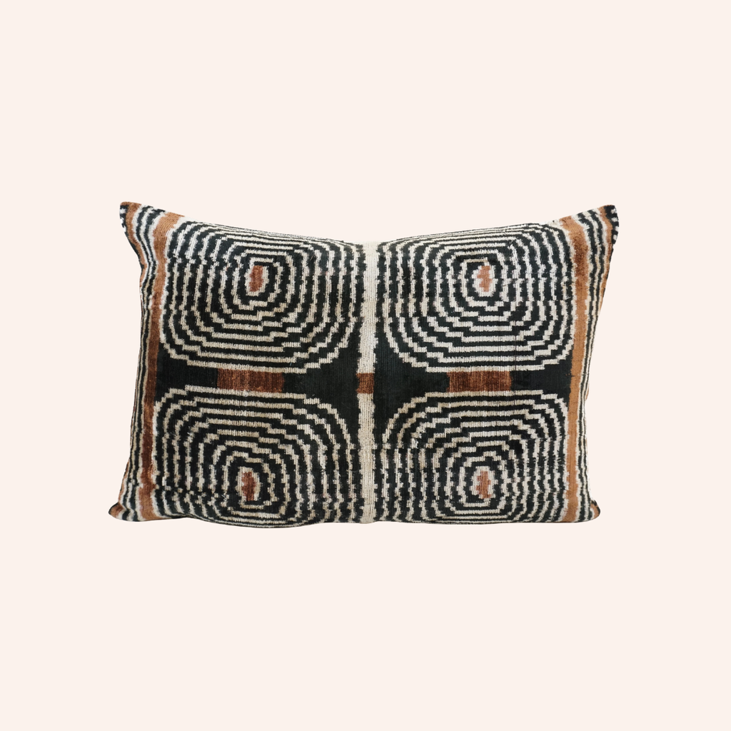 Silk Velvet Maze Cushion