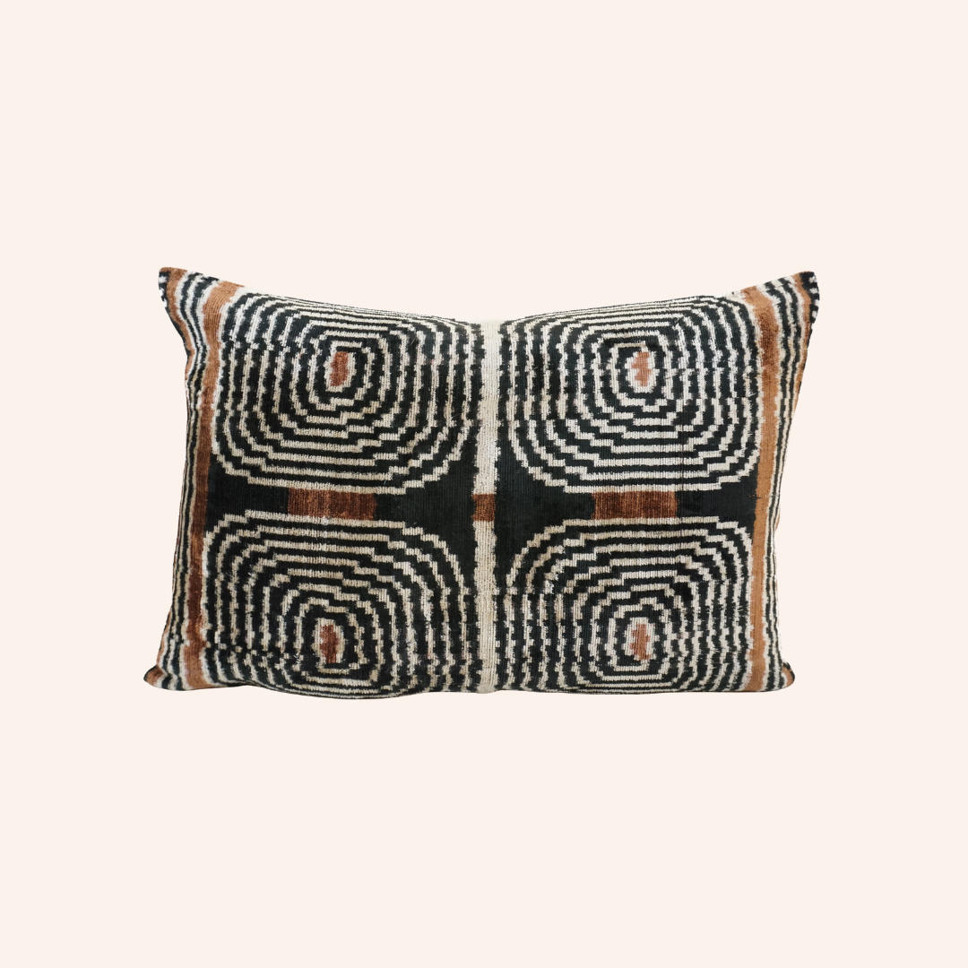 Silk Velvet Maze Cushion