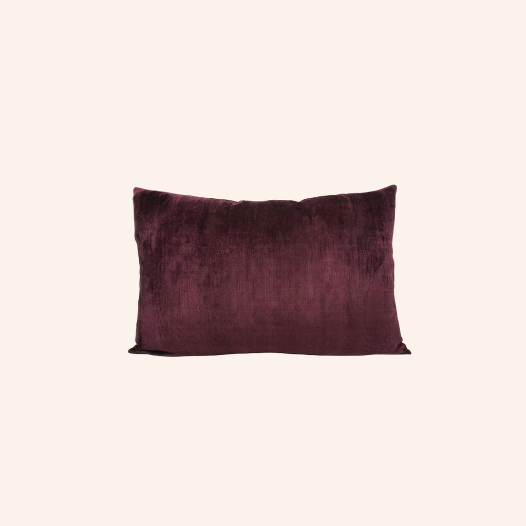 Silk Velvet Berry Cushion