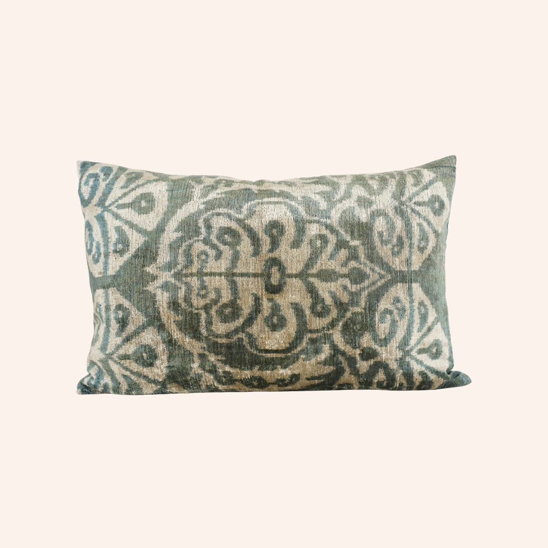 Silk Velvet Elsa Cushion