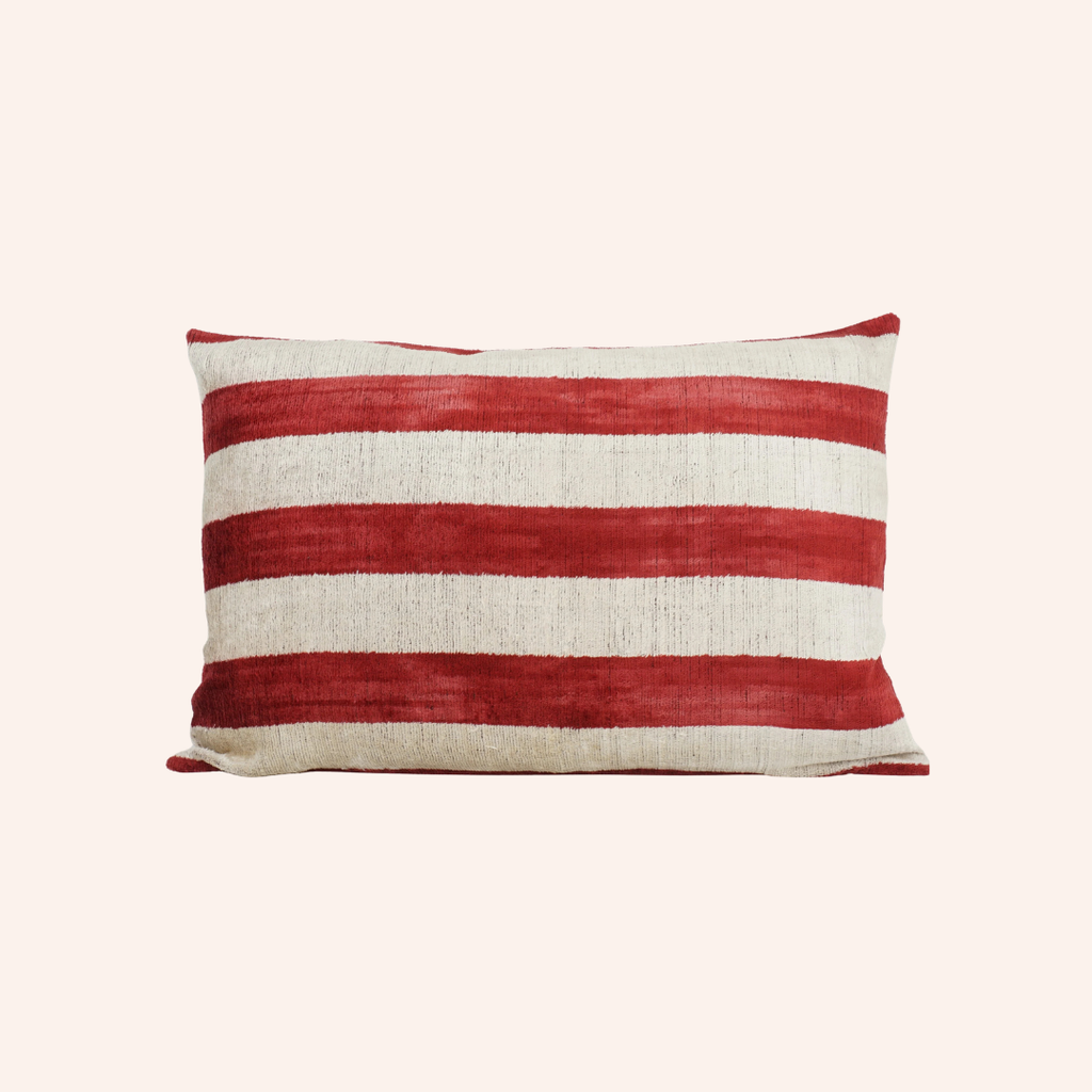 Silk Velvet Kane Cushion