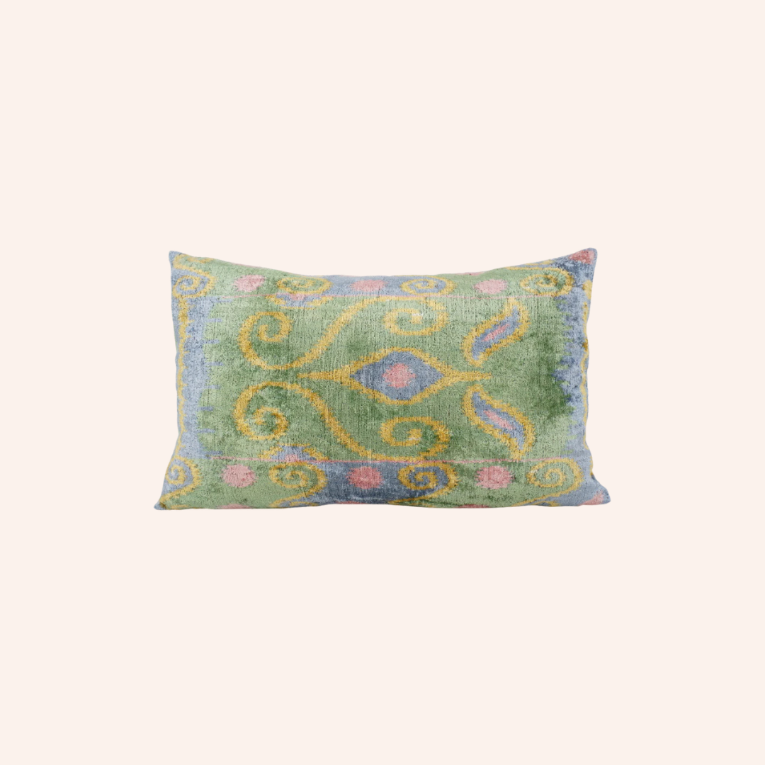 Silk Velvet Primrose Cushion