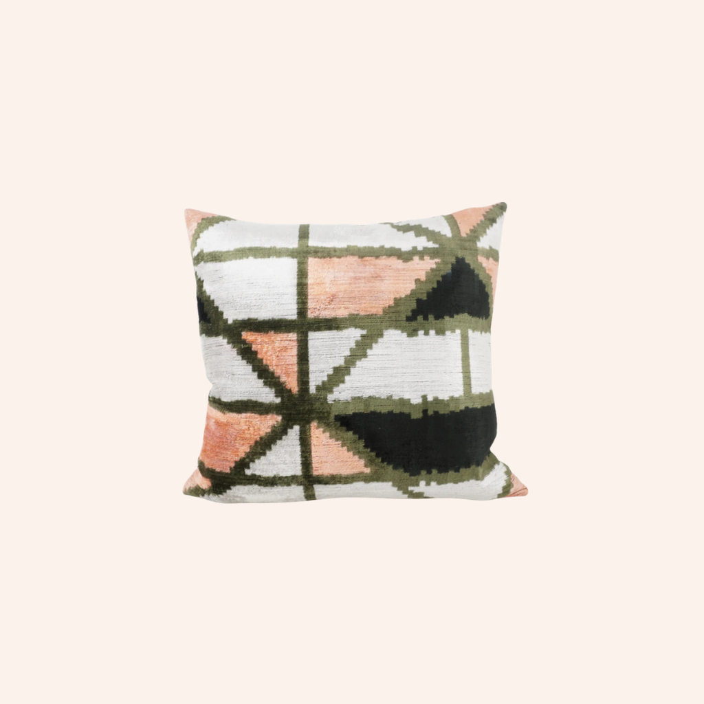 Silk Velvet Fern Cushion