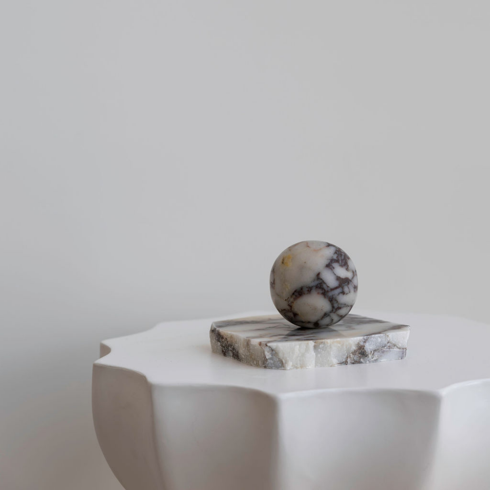 Orbit Table Sculpture â€“ Small modern homeware dÃ©cor with a sleek, minimalist design. Ideal for adding a touch of contemporary elegance to any table or shelf, perfect for living rooms or office spaces.