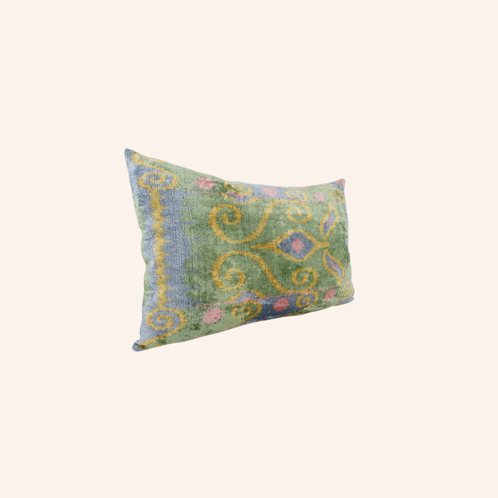Silk Velvet Primrose Cushion