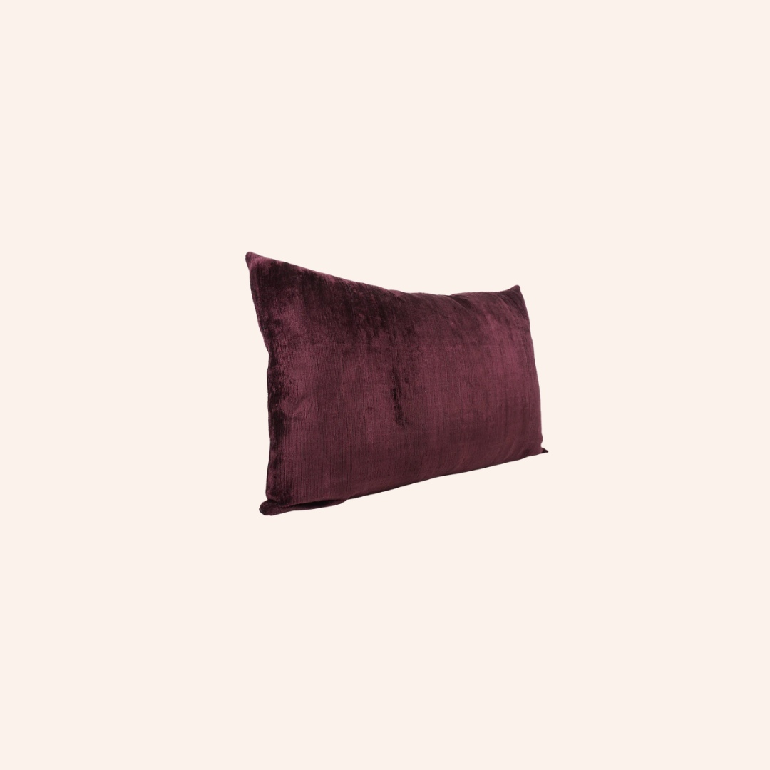 Silk Velvet Berry Cushion