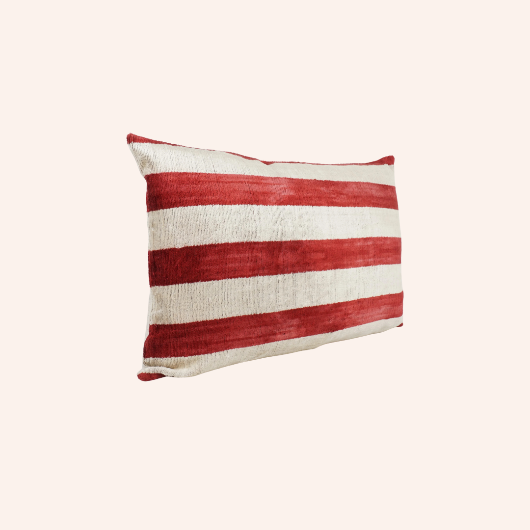 Silk Velvet Kane Cushion