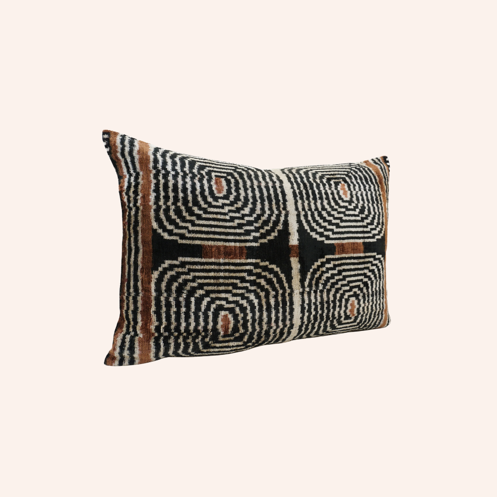 Silk Velvet Maze Cushion