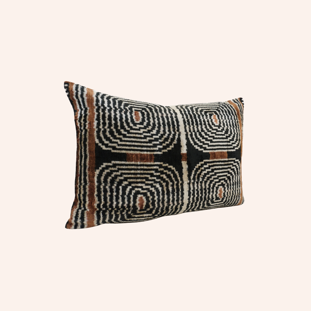 Silk Velvet Maze Cushion