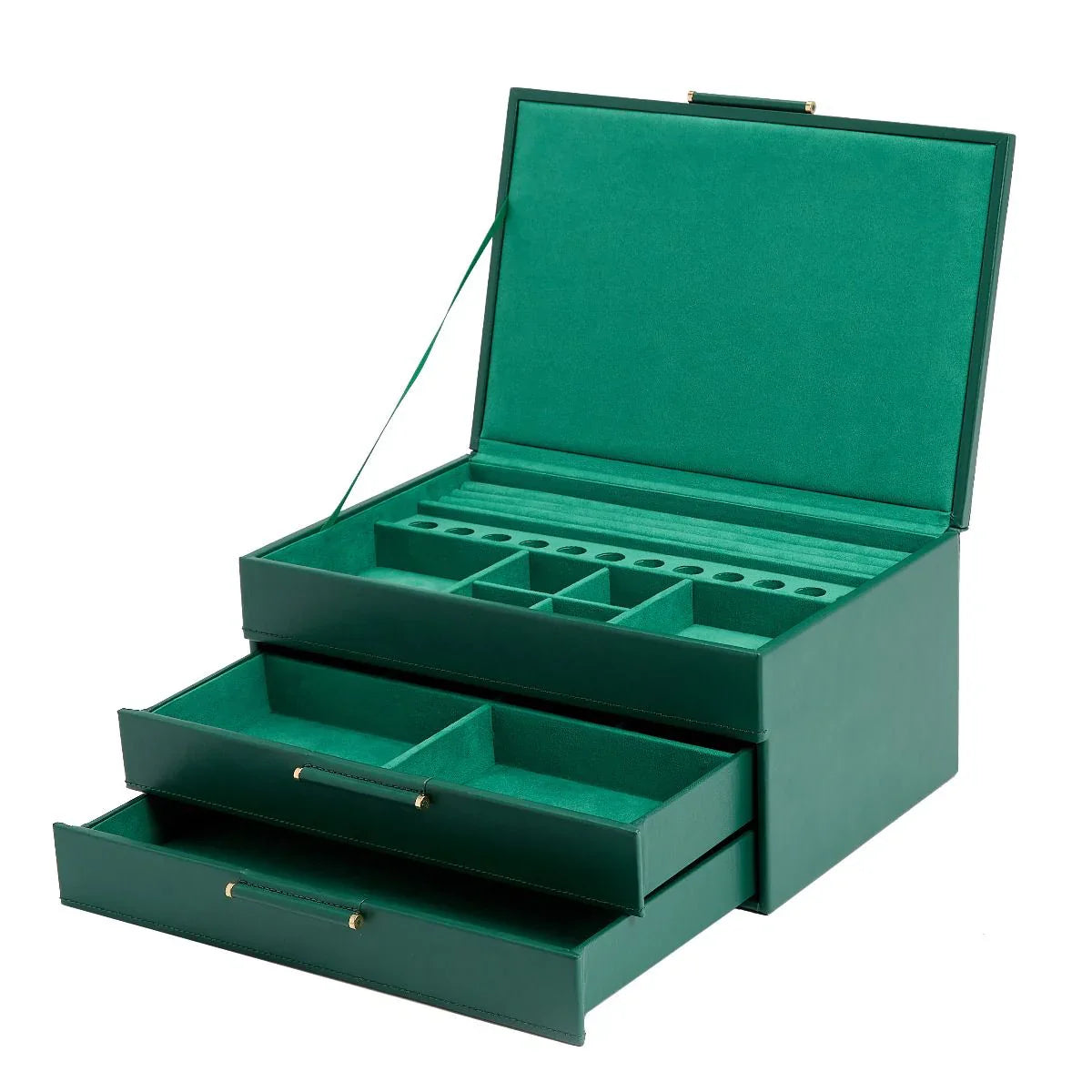 Sophia Jewellery Box Forrest Green By WOLF