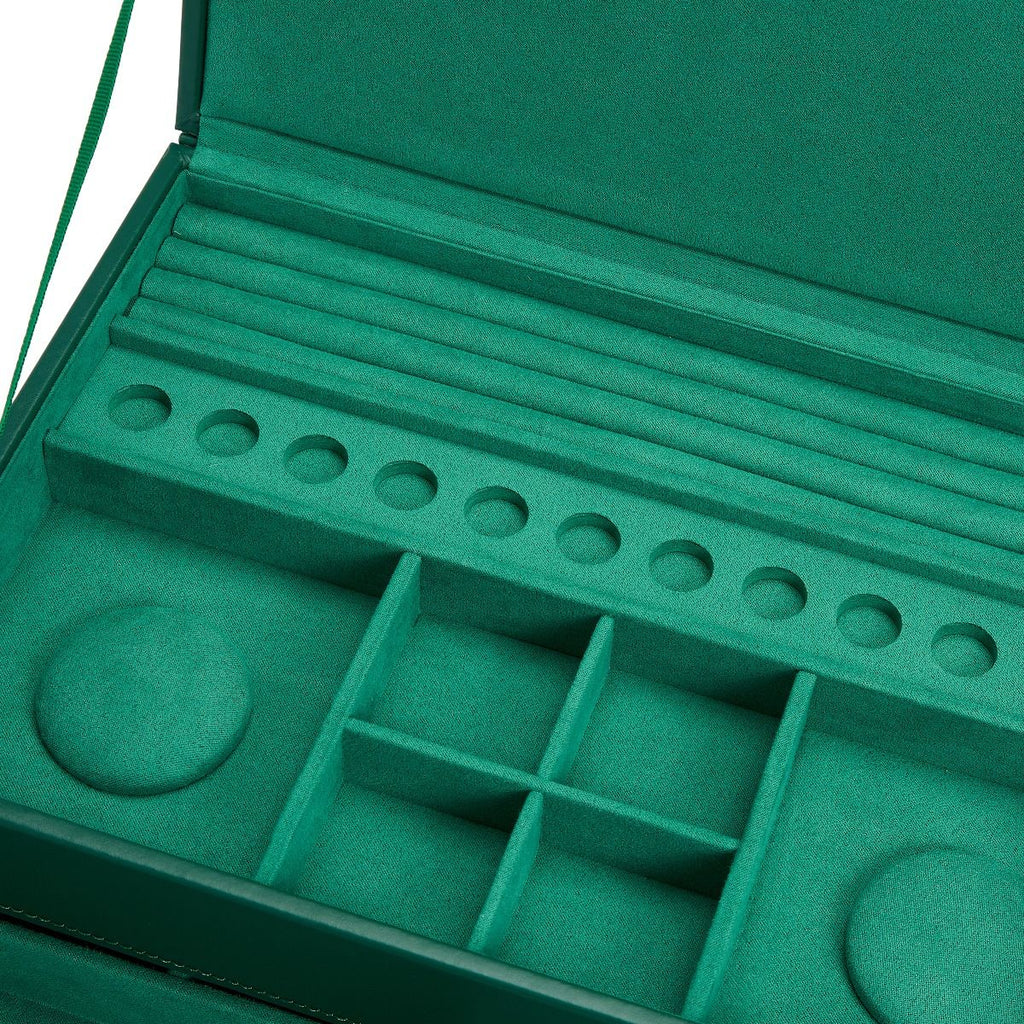 Sophia Jewellery Box Forrest Green By WOLF