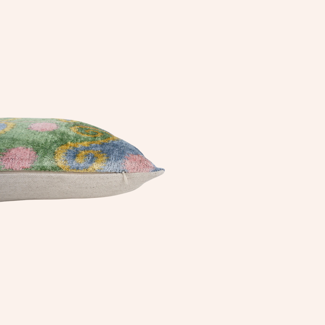 Silk Velvet Primrose Cushion