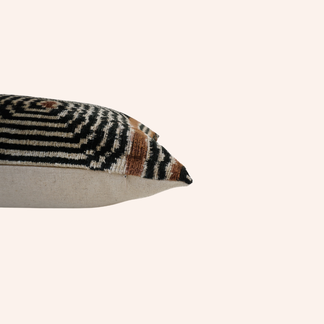 Silk Velvet Maze Cushion