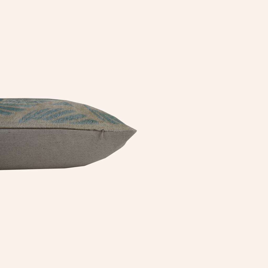 Silk Velvet Peacock Cushion