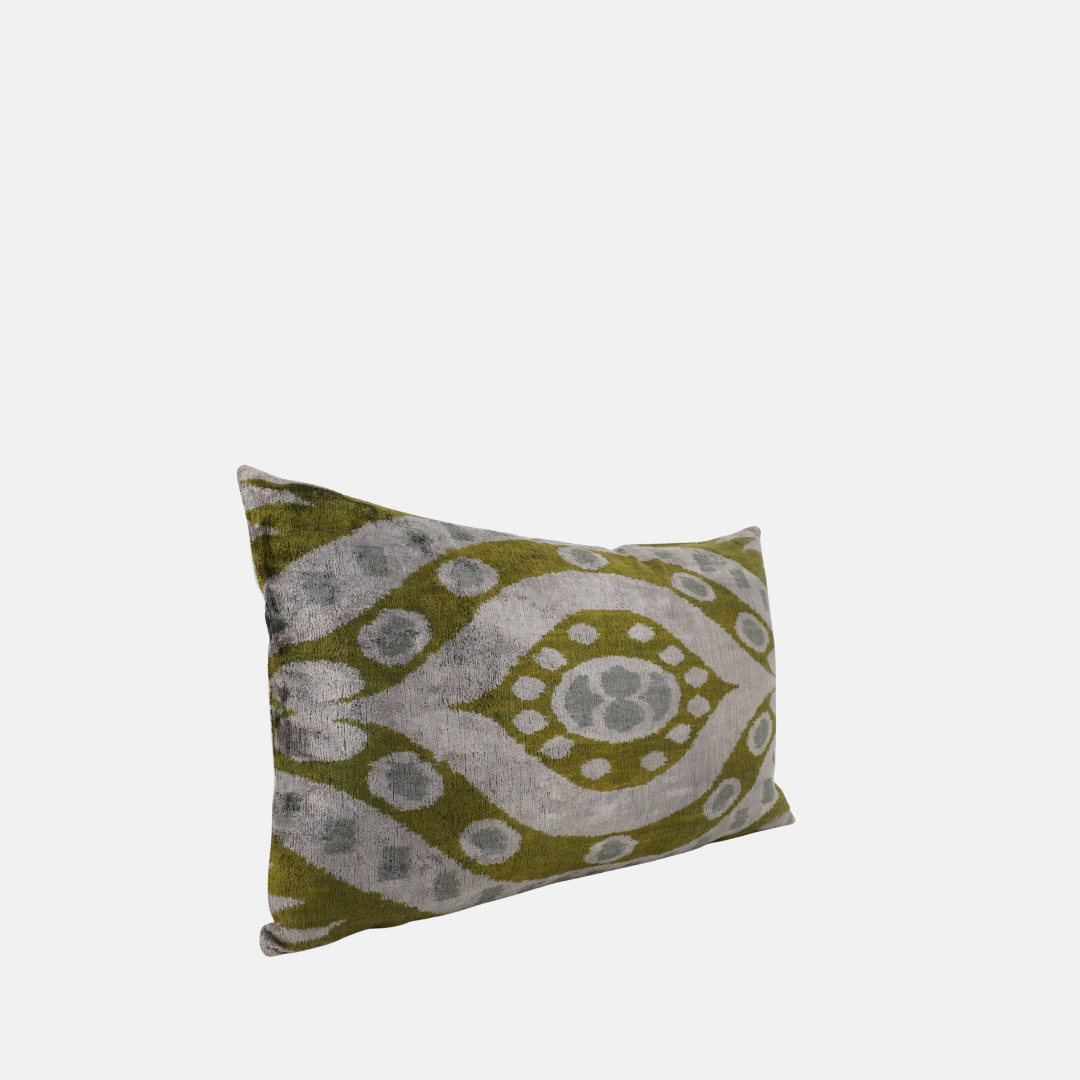 Silk Velvet Atomic Cushion