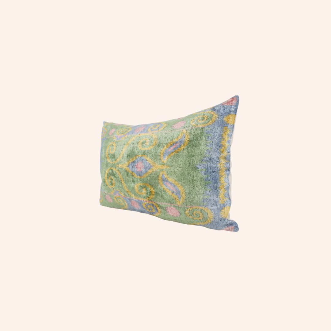 Silk Velvet Primrose Cushion