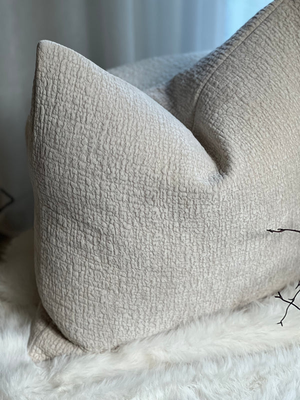 Hugo White Cushion