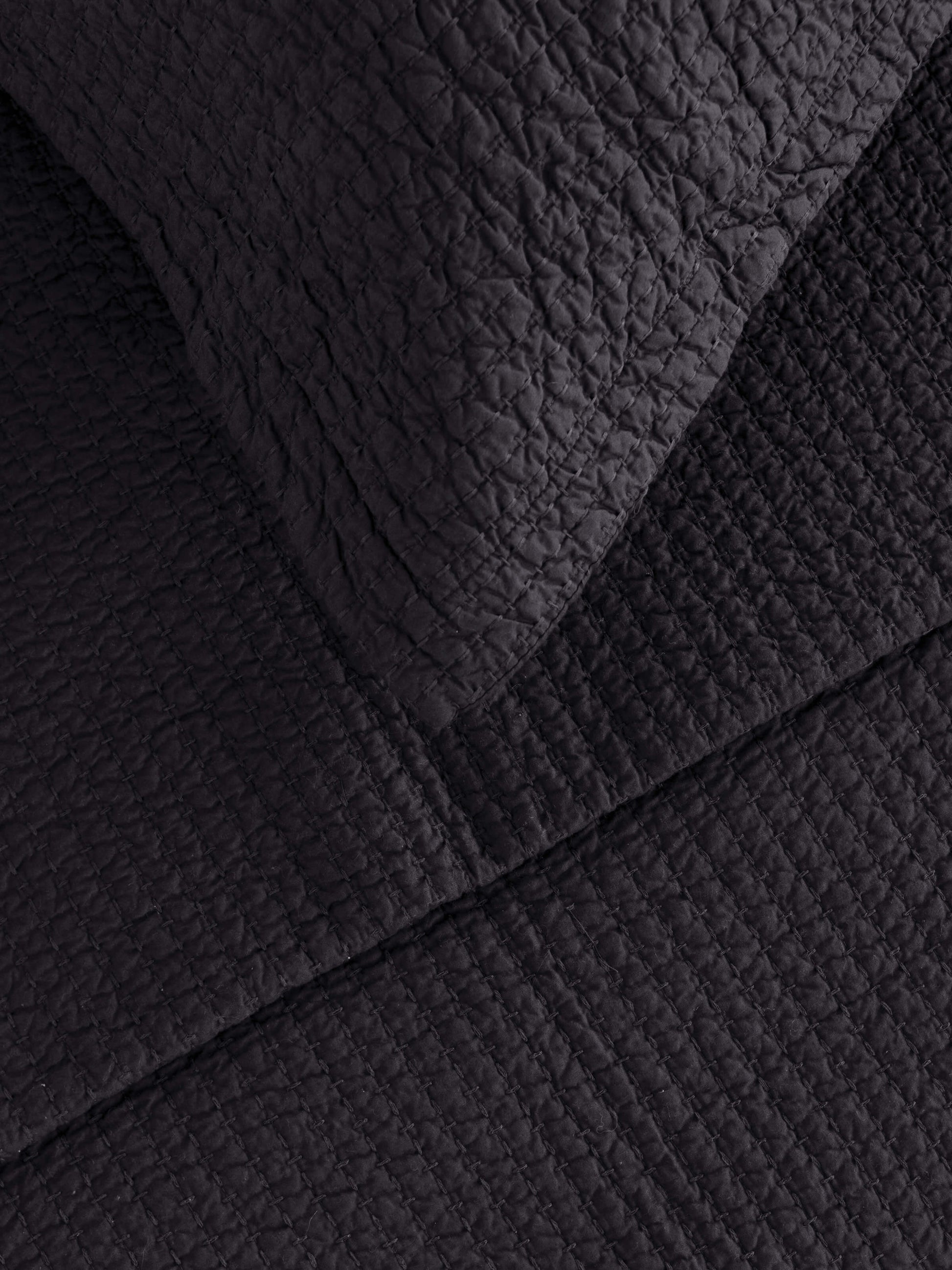 Aspen Charcoal Pure Cotton Quilt