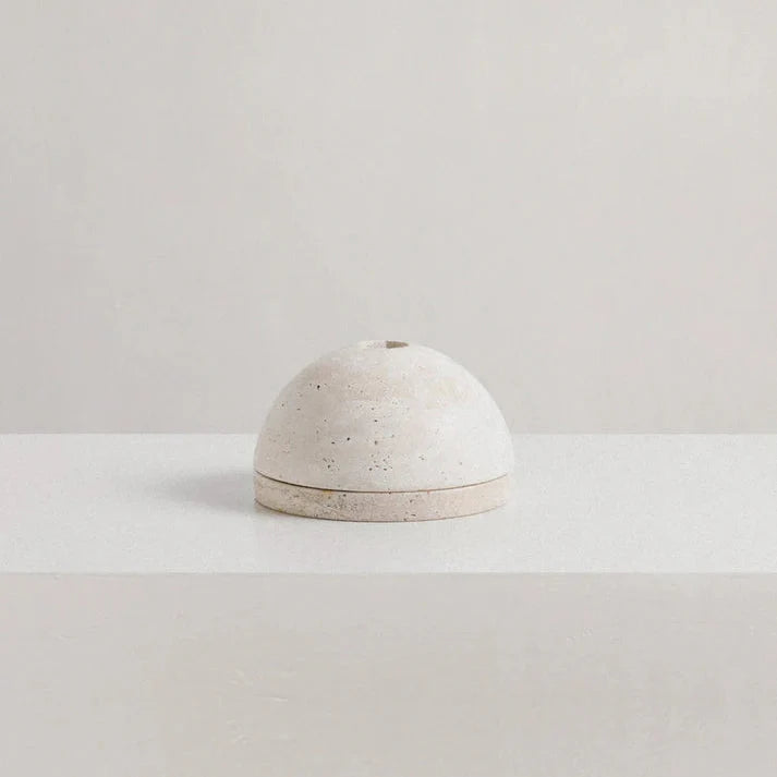 Horizon Incense Holder Travertine
