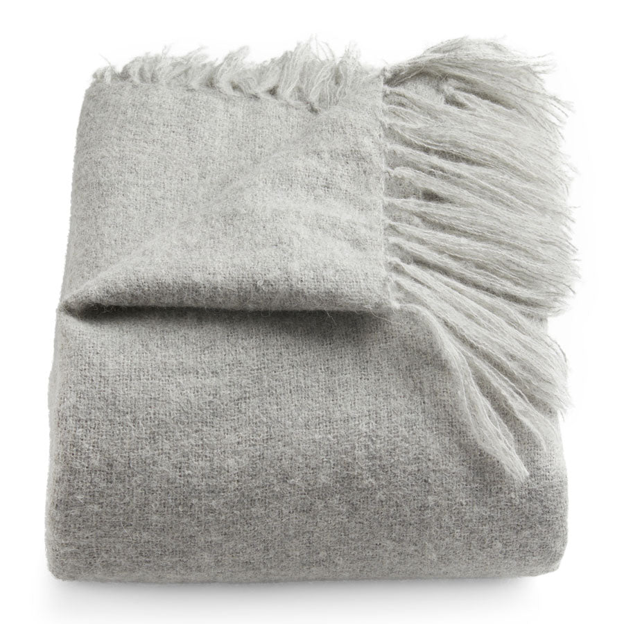 Andes Alpaca & Woolen Throw - Ash