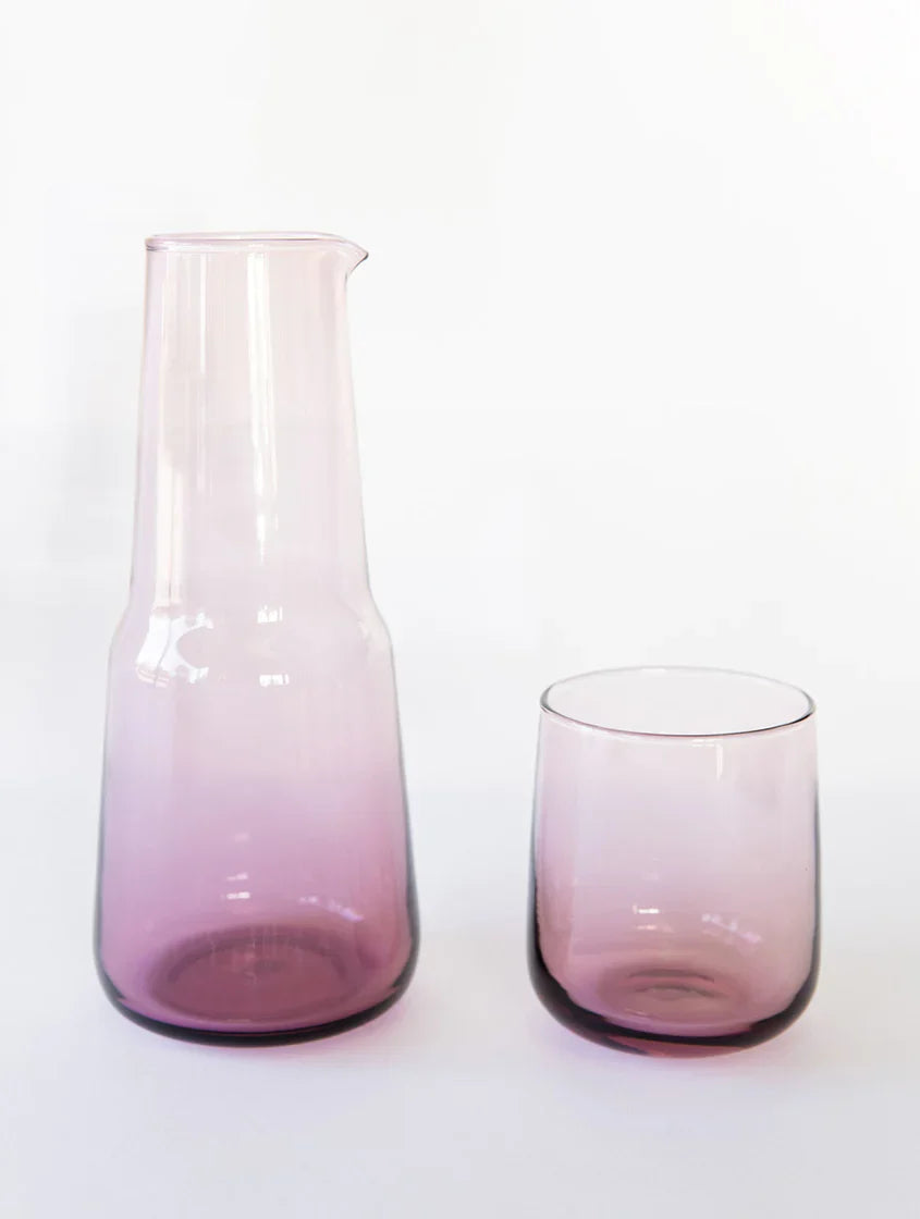 Birgit Carafe & Elias Tumbler Set in Blush