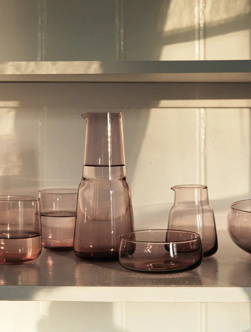 Birgit Carafe & Elias Tumbler Set in Blush