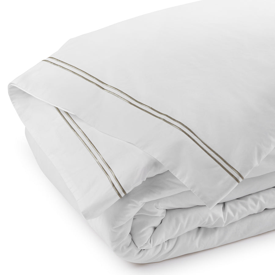Super King Classique Tailored Duvet Cover Set - Pewter