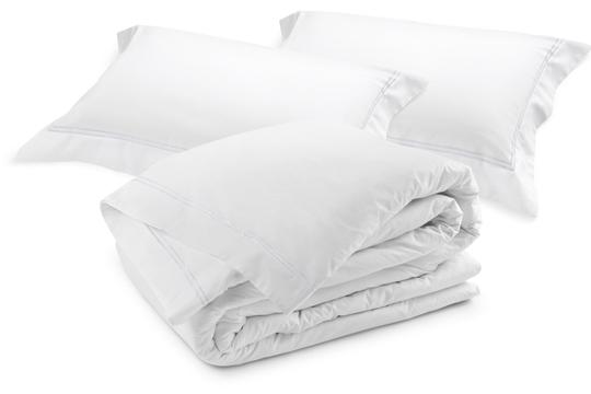 Super King Classique Tailored Duvet Cover Set - White