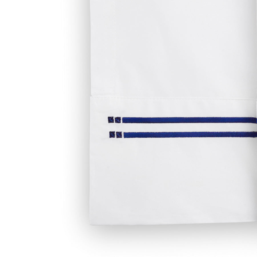 Classique Navy Flat Sheet Set