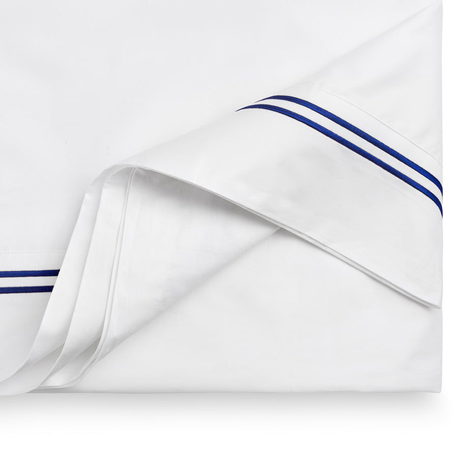 Classique Navy Flat Sheet Set