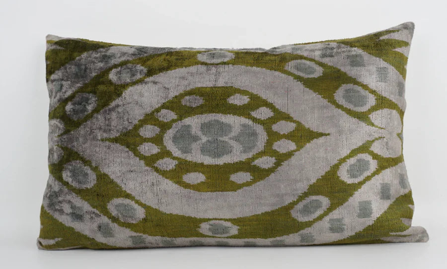 Silk Velvet Atomic Cushion