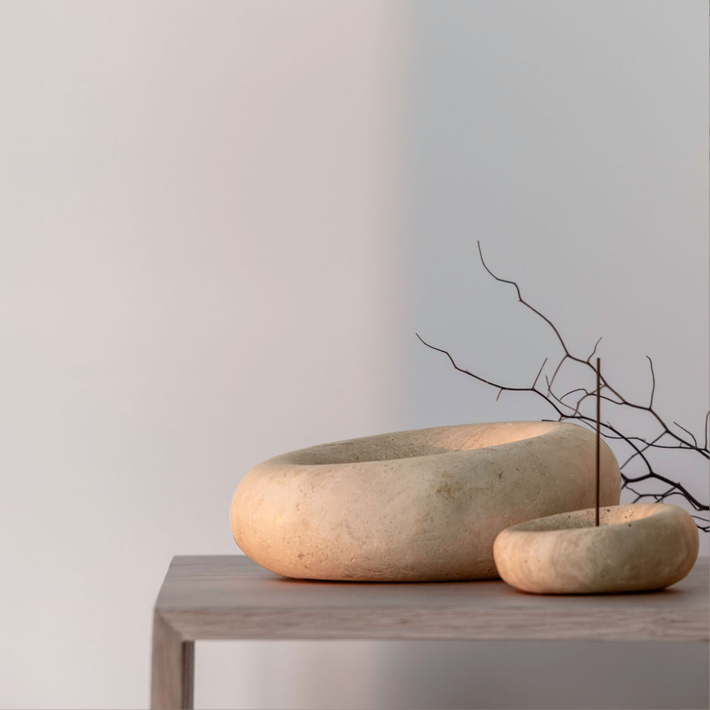 Eclipse Large Sculpted Bowl â€“ Celestial-inspired centerpiece with elegant contours, crafted for both beauty and functionality. Ideal luxury homeware for elevating any space with artistic sophistication.