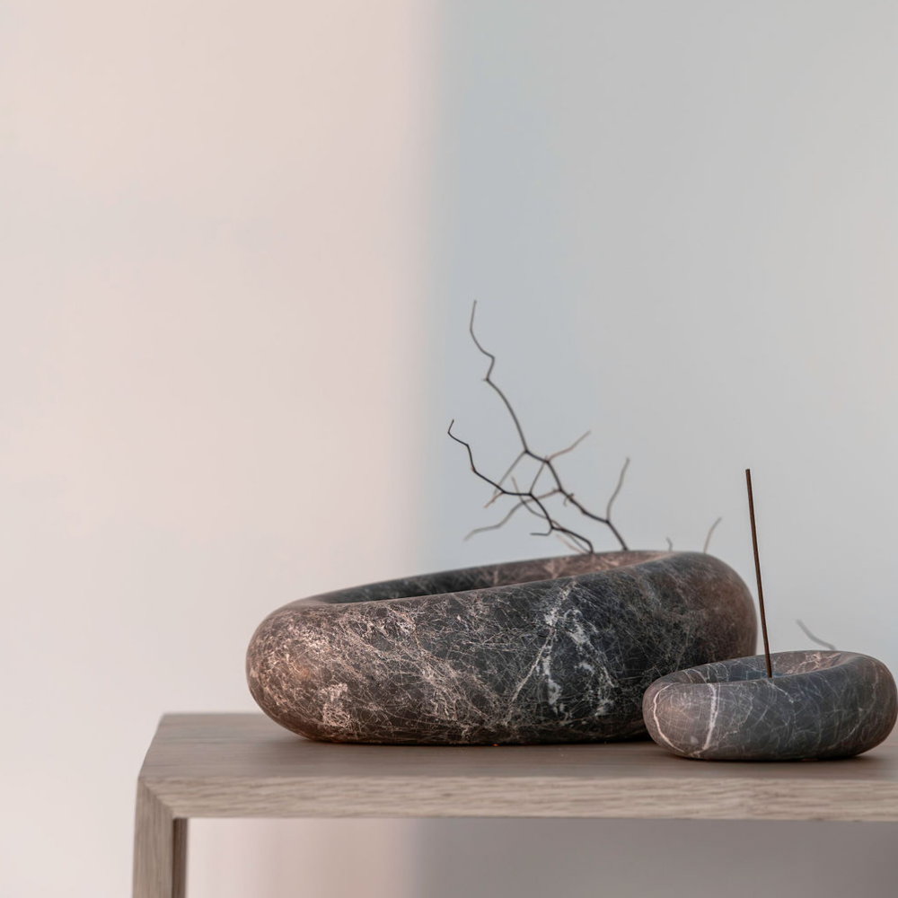 Eclipse Large Sculpted Bowl â€“ Celestial-inspired centerpiece with elegant contours, crafted for both beauty and functionality. Ideal luxury homeware for elevating any space with artistic sophistication.