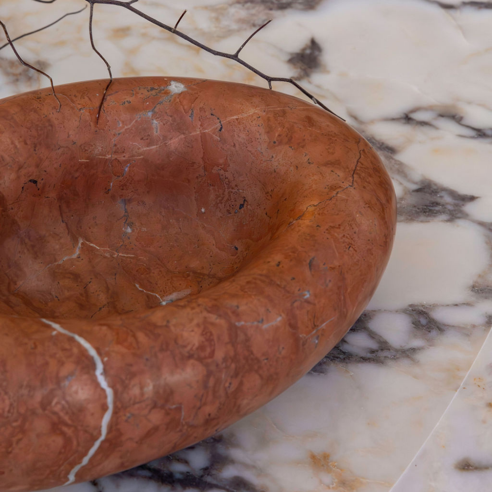 Eclipse Large Sculpted Bowl â€“ Celestial-inspired centerpiece with elegant contours, crafted for both beauty and functionality. Ideal luxury homeware for elevating any space with artistic sophistication.