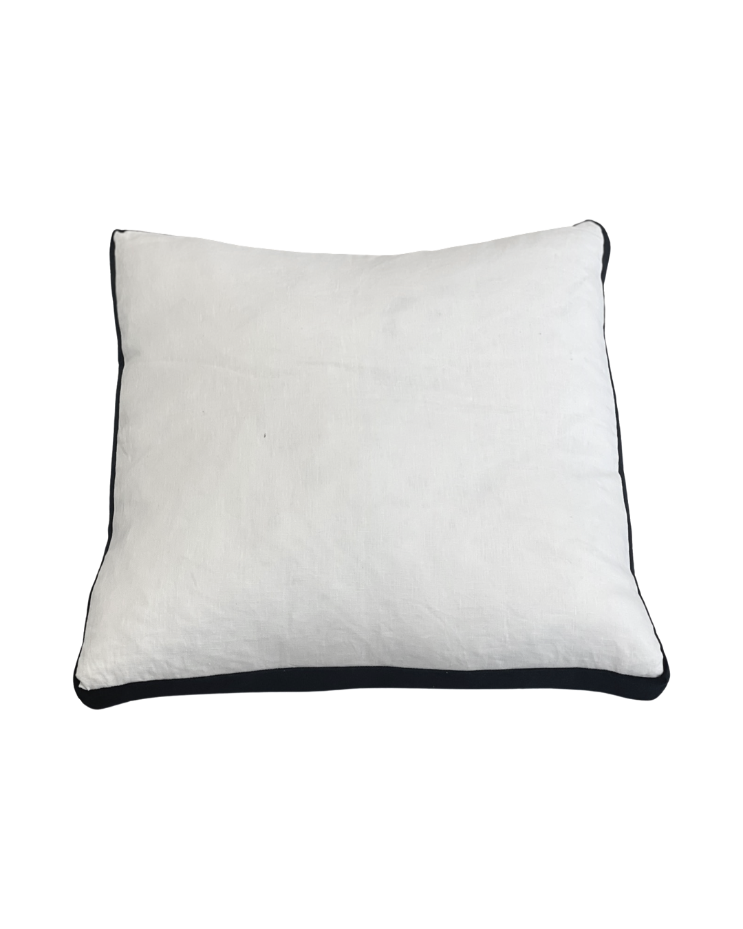 Essential Black & White Velvet Gusset Cushion