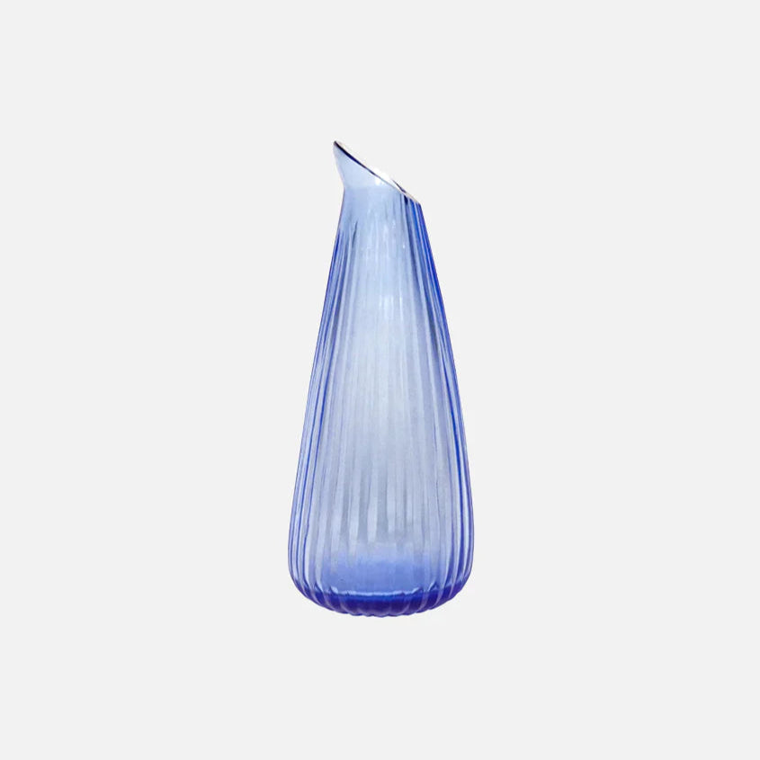 Cut Glass Heron Vase/Carafe in Bluebell