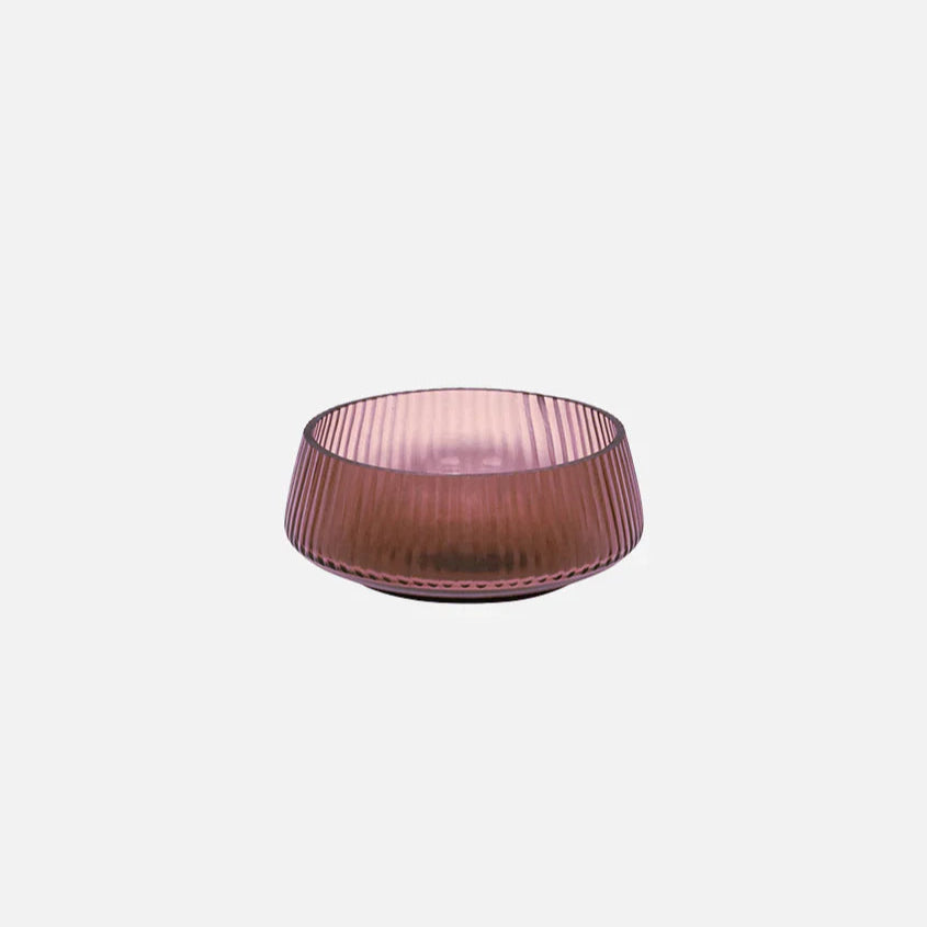 Iguassu Cut Glass Mini Bowl in Blush