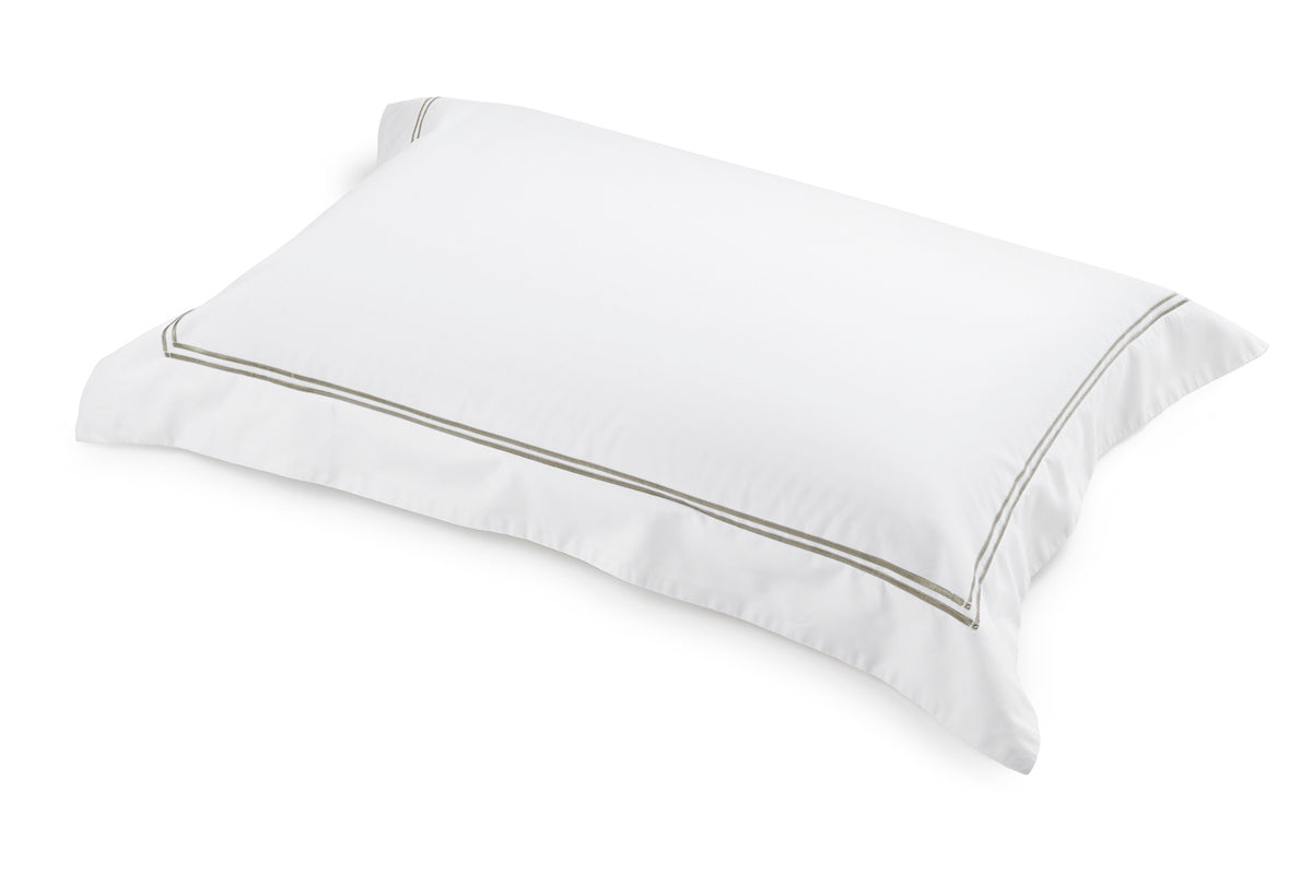 King Classique Tailored Pillowcases - Pewter