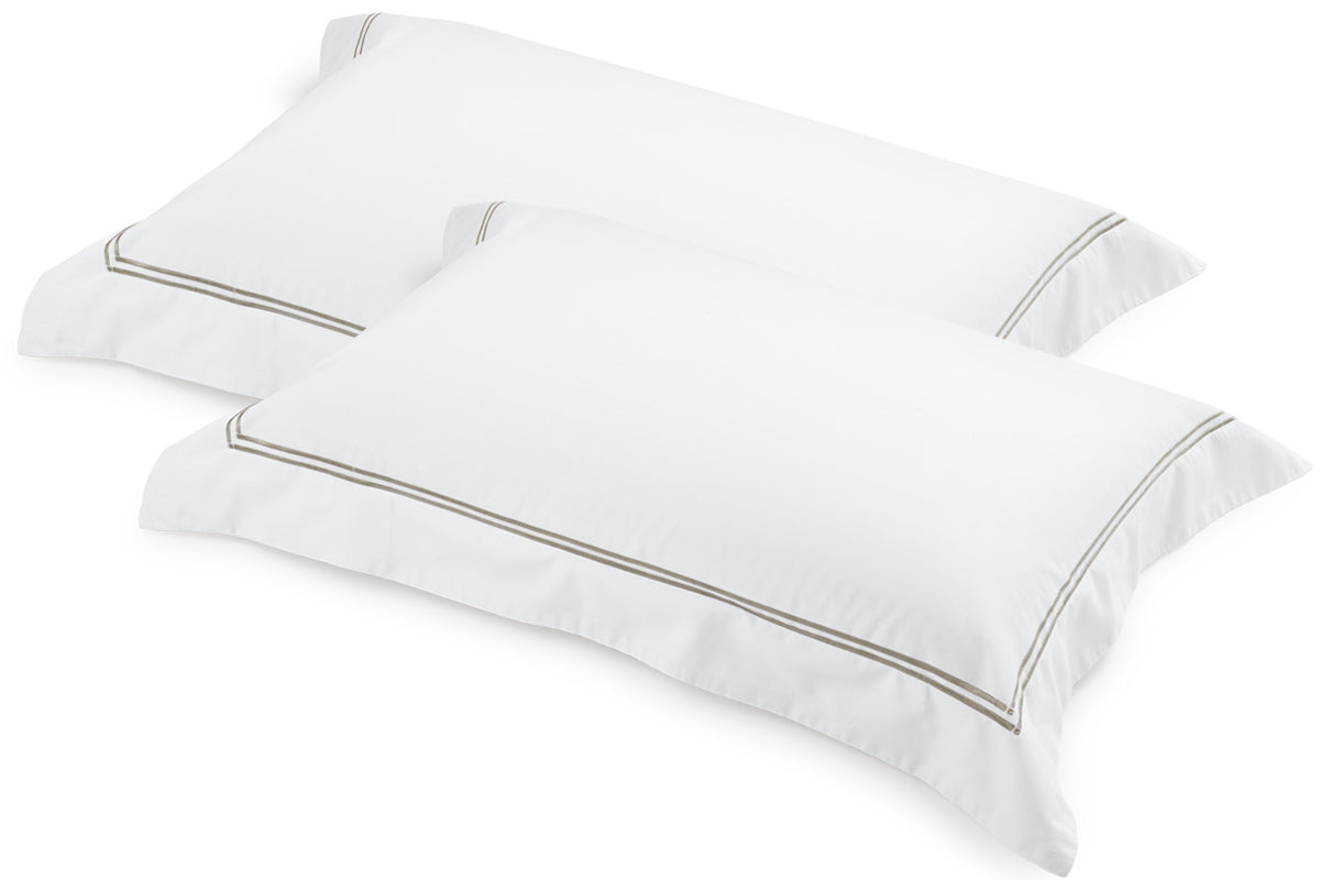 Super King Classique Tailored Duvet Cover Set - Pewter