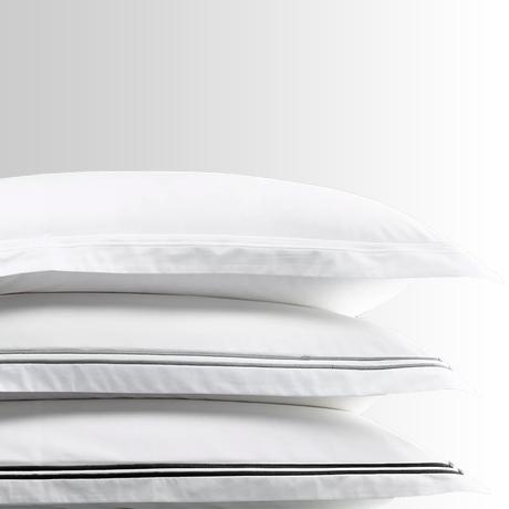 King Classique Tailored Pillowcases - Pewter