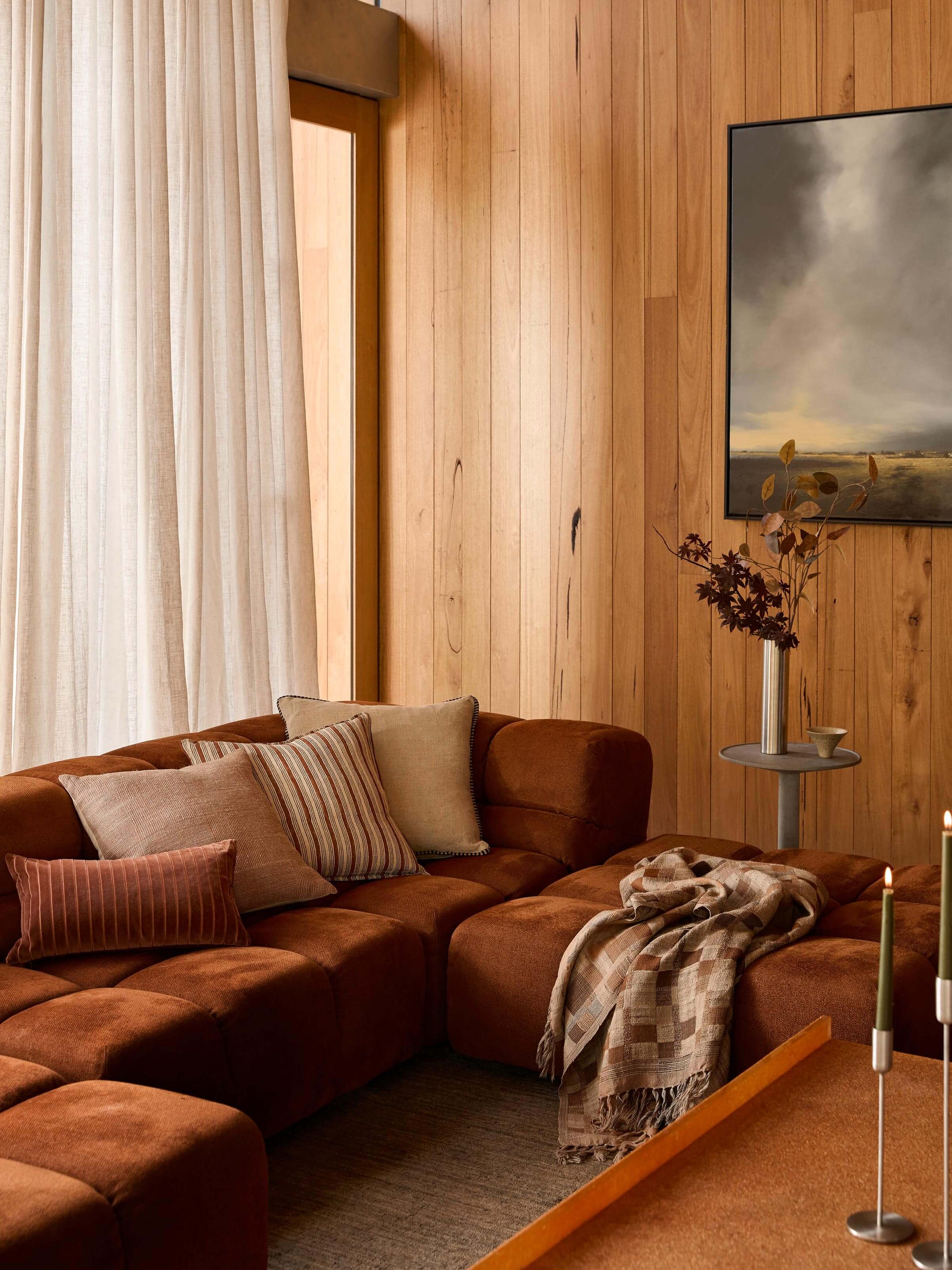 Easton Maple Velvet Mini Cushion