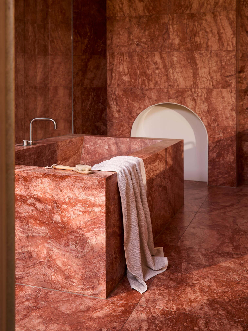 Tweed Nougat Towels