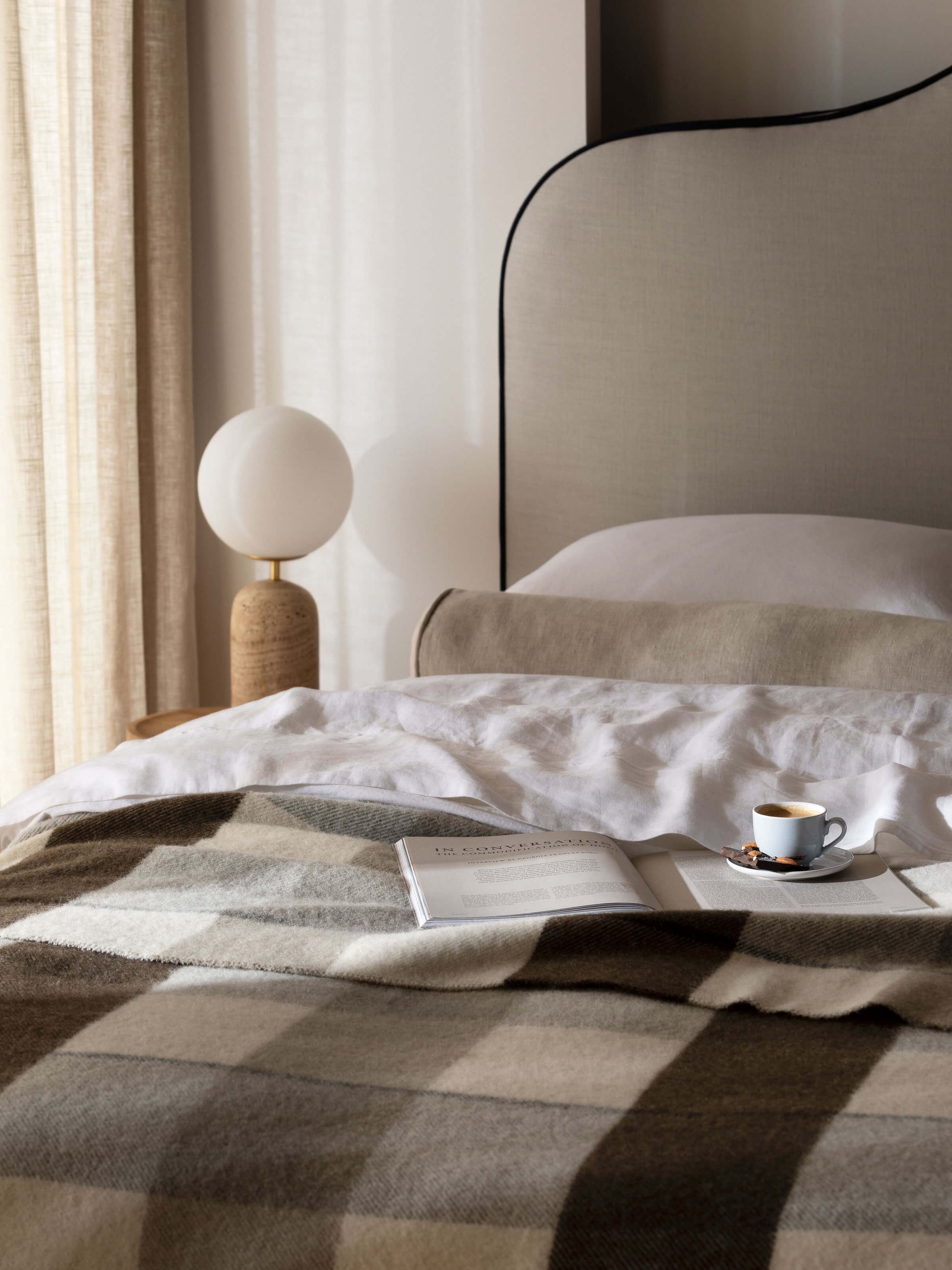 Mae Natural Pure Linen Bolster Cushion
