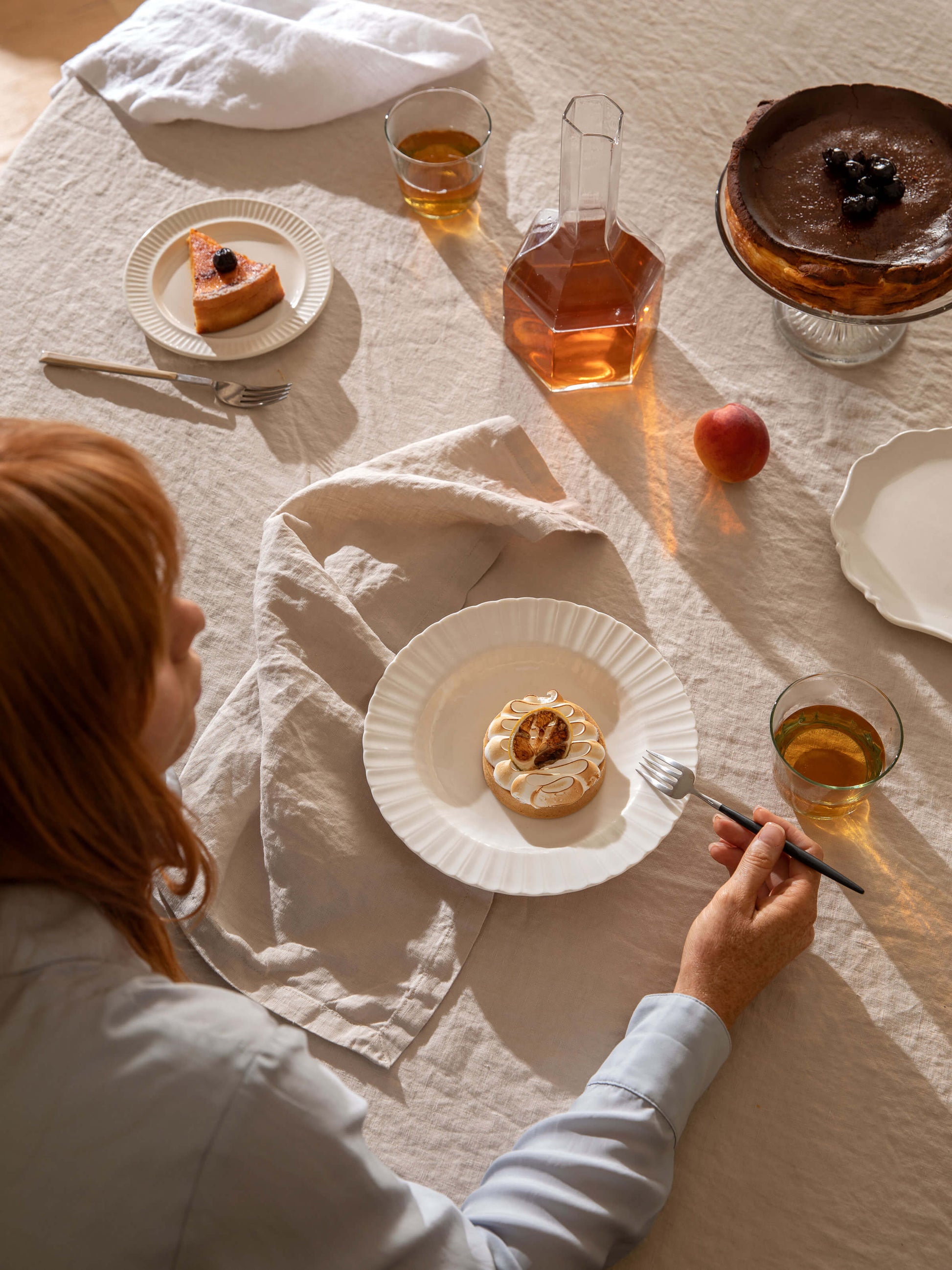Terrace Oatmeal Table Cloth